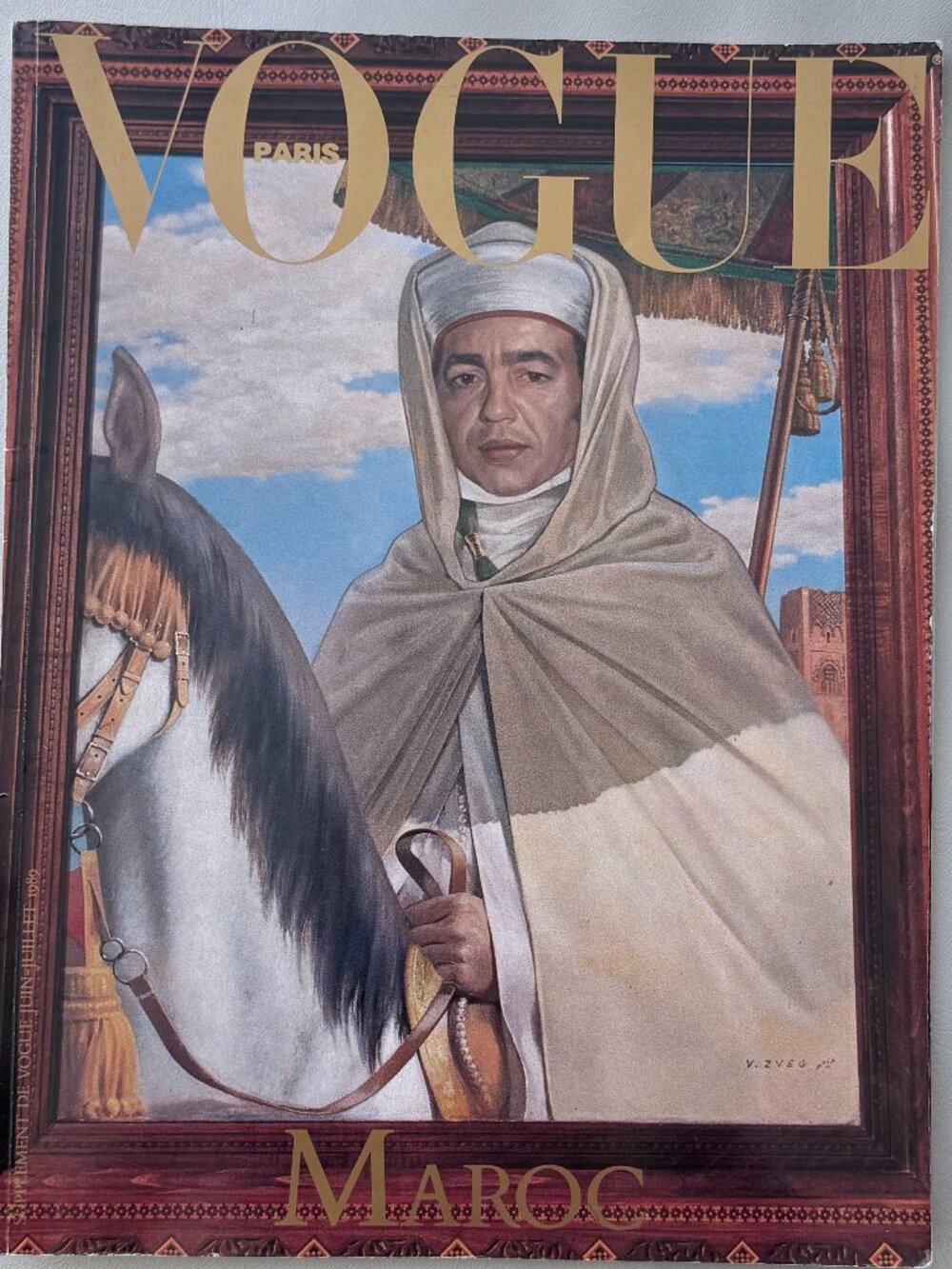 VOGUE Paris Supplement 697 Juin 1989 Special Maroc